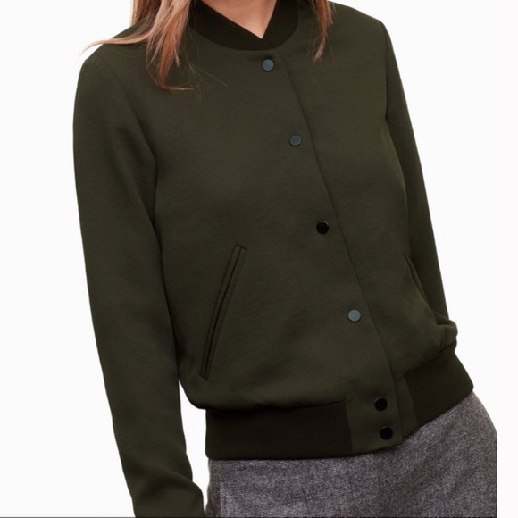 Wilfred Jackets & Blazers - Wilfred Aritzia Poussin bomber jacket hunter green